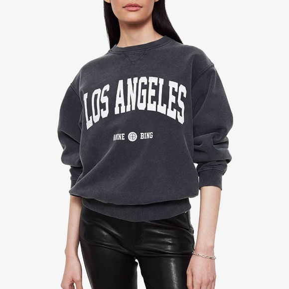 Anine Bing Tops - ANINE BING RAMONA SWEATSHIRT LOS ANGELES SIZE M